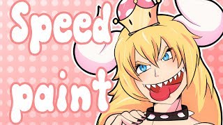 Bowsette Speedpaint