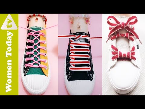 100 Cách Buộc Dây Giày Nhanh – Đẹp – “Chất” | Creative Ways to fasten Shoelaces