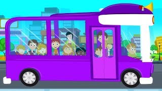 Колеса В Автобусе Детские Песни Wheels On The Bus Oh My Genius Russia Kids Songs