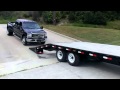 How NOT to Load a New Ford F-350 Truck on a Trailer