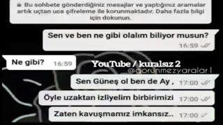 Milyonları Ağlatan Duygusal Whatsapp Konuşmaları Yeni #16 (💔😔🥀)