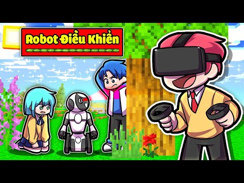 HIHA DÙNG ROBOT ĐIỀU KHIỂN CHƠI GIAN LẬN KHI TRỐN TÌM TRONG MINECRAFT*HIHA GIAN LẬN TRỐN TÌM 🤣😍