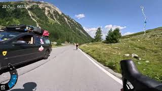 Umbrail P Descent Towards Val Müstair Switzerland