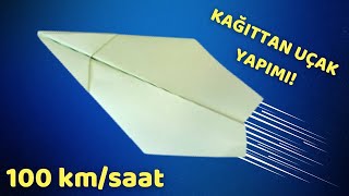 Kağıttan Hızlı Uçak Yapımı | Origami
