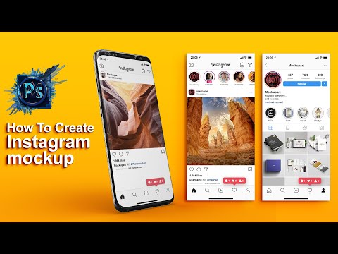 How to Make a PSD Instagram Mockup | Photoshop Mockup Tutorial