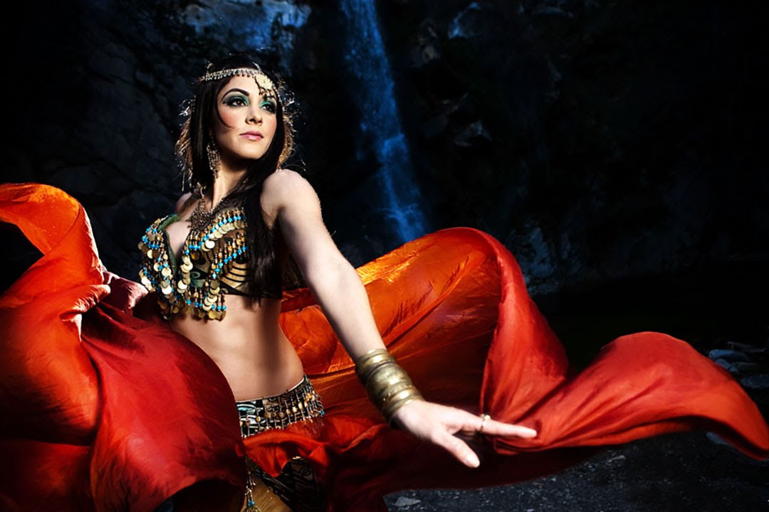 Beautiful belly dancers with