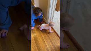 Baby playing with aunt before dinner part 1 #baby #aunty #play #shorts