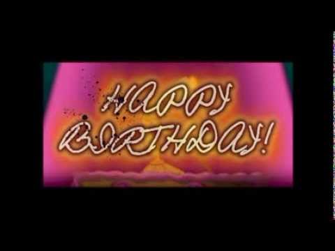 Happy Birthday song Disney Characters -Video Card-