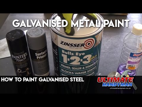 How to paint Galvanised steel