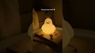1Pc Adorable Silicone Duck Night Light - Adjustable Three-Level Brightness, Shooting Control, Usb