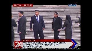 24 Oras: Pakikipagkaibigan ni PDU30 sa China, sinuklian ng mga proyekto ng administrasyon