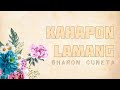 Kahapon Lamang - Sharon Cuneta | Lyrics Video