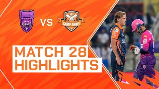 2023 Abu Dhabi T10, Match 28 Highlights: