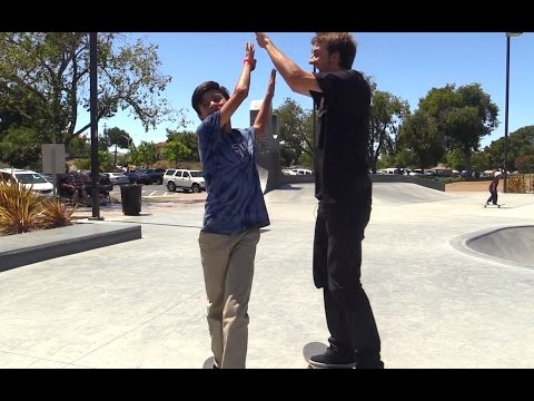 13 YEAR OLD LANDS HIS FIRST FRONTSIDE FLIP!