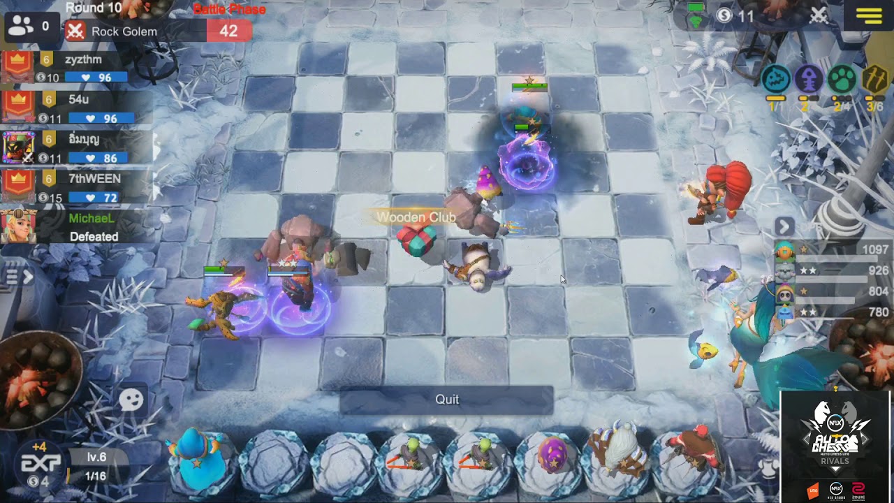 AUTOCHESS VNG RIVALS BY NEX Day1