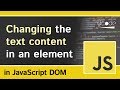 textContent - Javascript DOM Tutorial For Beginners