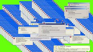 Windows Xp Error Green Screen Effect