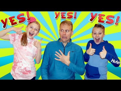 Dad Says YES to Everything Kids Ask For 24 Hours Challenge!