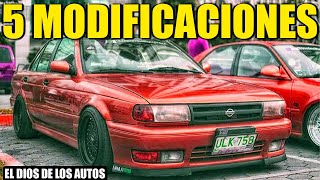 5 Modificaciones Para Nissan Sentra B13 Tsuru