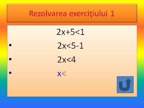 exemple de ecuatii cu o necunoscuta