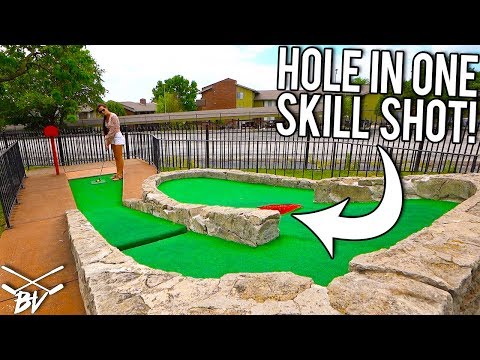 Mini Golf Skill Shots For Bonus Hole In Ones!