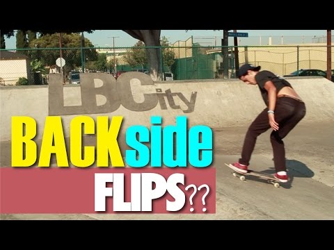 Backside Flip Pyramid Hips Easily | How to Skateboarding