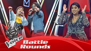 The Battles : Hiran Charuka V Meesara Manupriya | SMS | The Voice Teens Sri Lanka