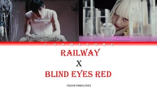 Railway X Blind Eyes Red-Bang Chan Stray Kids & Minnie G-Idle Color Coded Eng Zgawesome