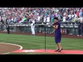 Anne Akiko Meyers Performs the National Anthem