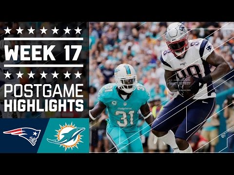 Patriots Vs Dolphins Nfl Week 17 Game Highlights Patriots Vs Dolphins Nfl Week 17 Game Highlights