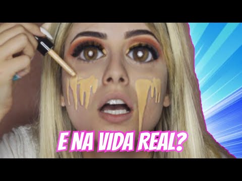 PROVANDO MAKES GRINGAS FAMOSAS DO INSTAGRAM!
