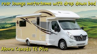 Motorhome With Rear Lounge And Drop Down Beds Ahorn Canada Te Plus