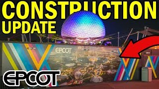 Construction Update at EPCOT! | NEW MouseGear Store, Innoventions Demolition Update, and More!
