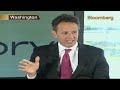 Geithner Says Early Global Strategy Helped Curb Crisis: Video