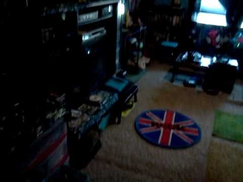 My Attic Room Tour (Painted & Christmas Lights Up)
