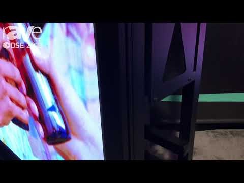 DSE 2018: Draper Shows NEC Display High Resolution LED Wall With Custom Free Standing Structure