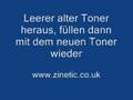 Foto pequena Wie man Laser-Tonerpatronen wieder f