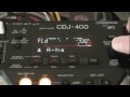 Pioneer CDJ-400 Demo Video