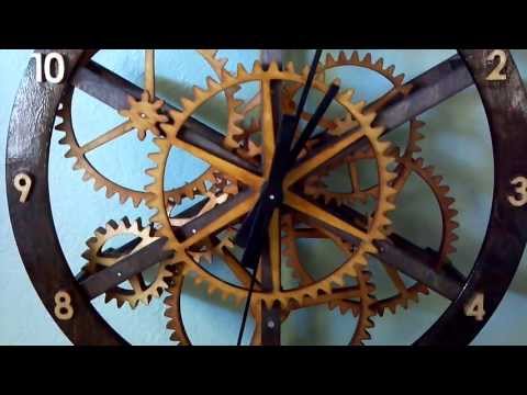 Wooden Gear Clock Kits