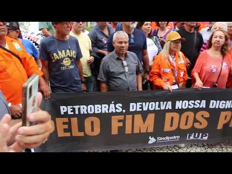 Ato em defesa dos Participantes da Petros, no Rio de Janeiro - 24/01/2024