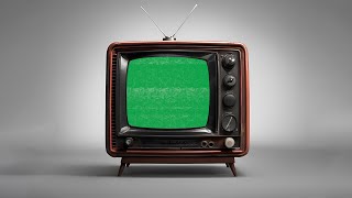 Retro Tv Green Screen | 4K | Vintage | Global Kreators