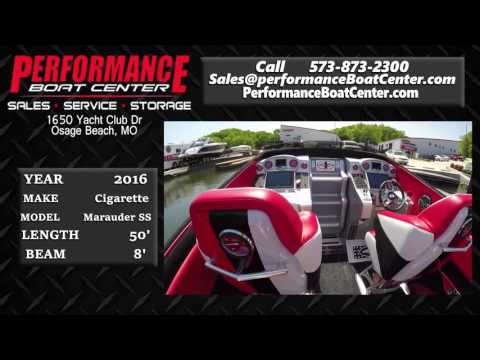 2016 Cigarette 50' Marauder SS  offered by Performance Boat Center