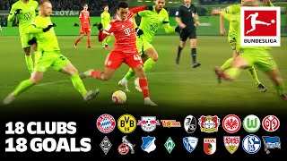 18 Clubs, 18 Goals - The Best Goal From Every Bundesliga Team In 202223