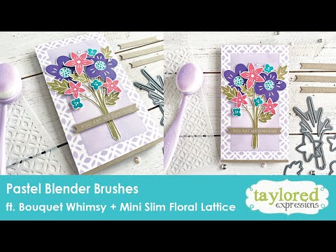 Mini Slim Stencil - Floral Lattice Mini Slim Stencil - Floral Lattice