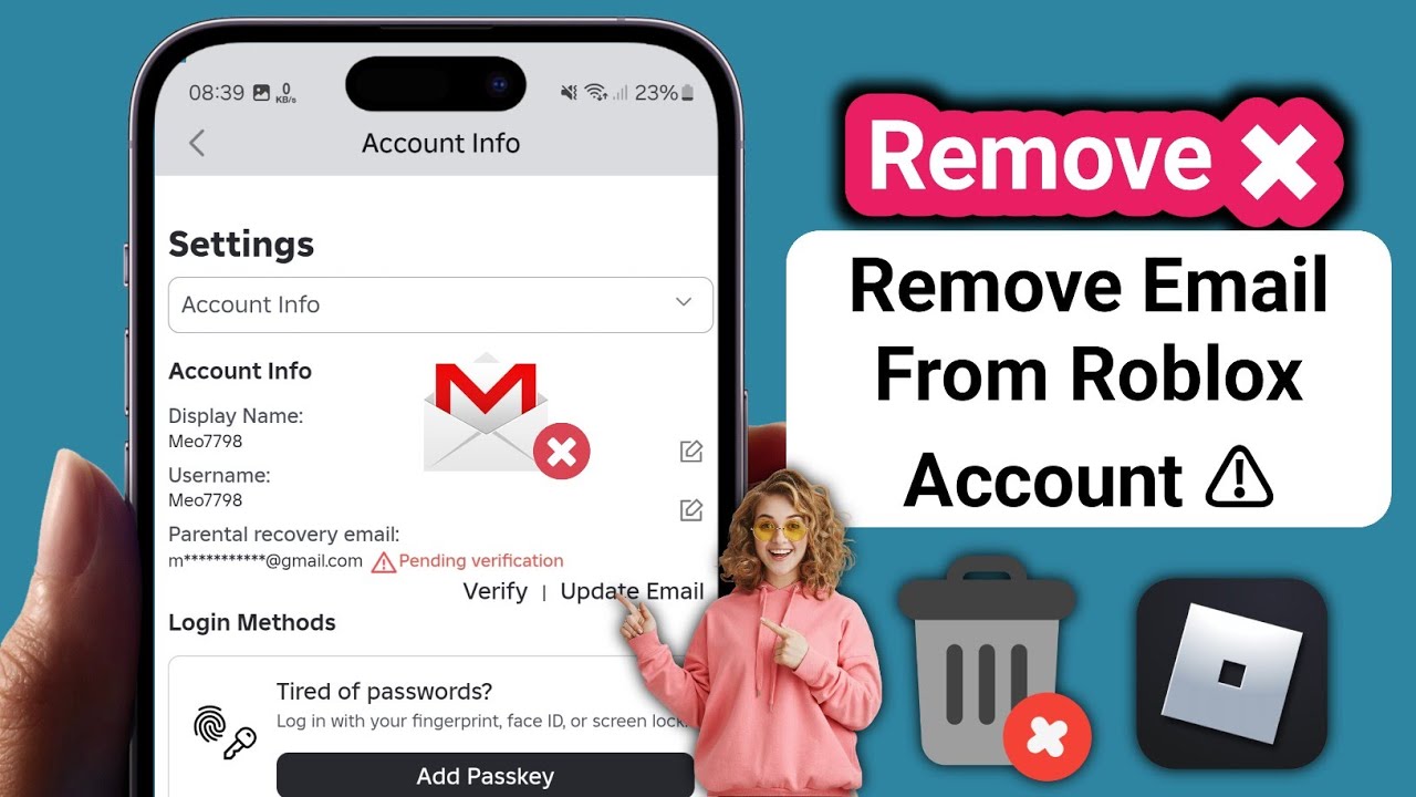 How to Remove Email from Roblox Account (2025) How to Remove Email from Roblox Account (2025)
