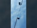 (winter time) filming the nice blue sky during driving with a car part 13