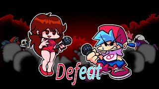Fnf Defeat But Its Bf Vs Gf. Glowing Eyes And Demon Form Included