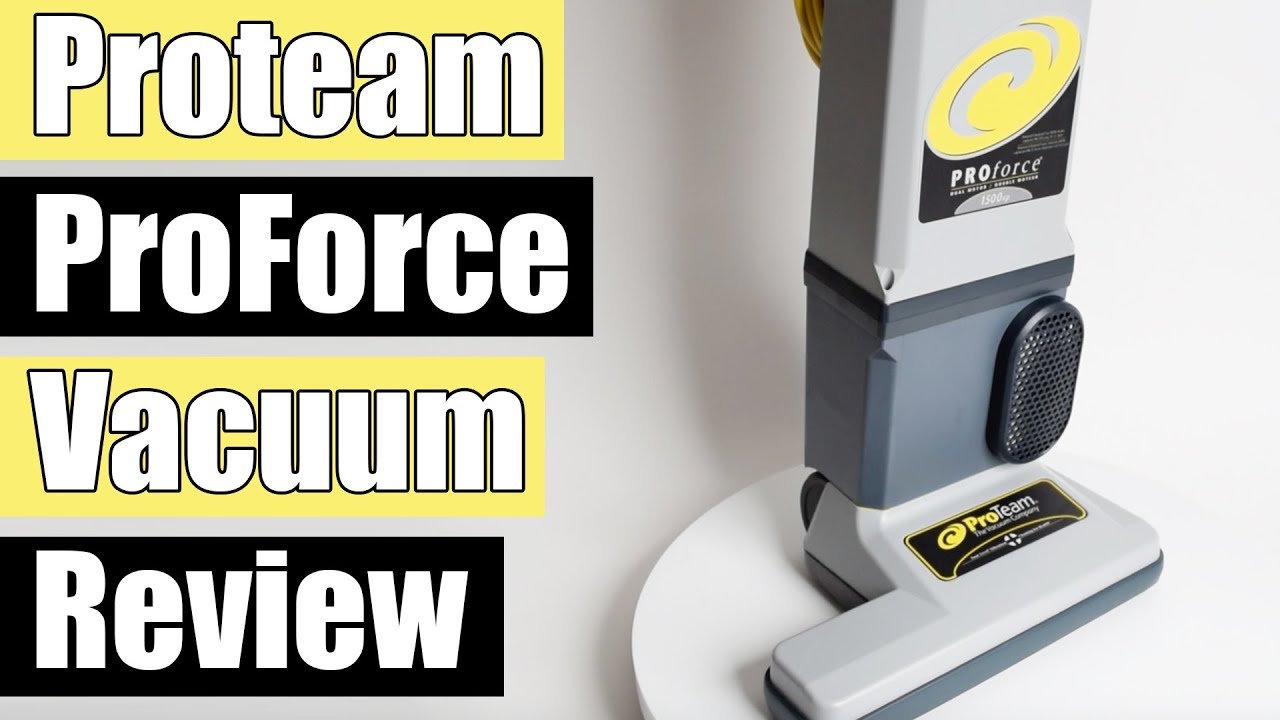 Proteam Proforce 1200xp / 1500xp REVIEW - Commercial Upright Vacuum TESTS