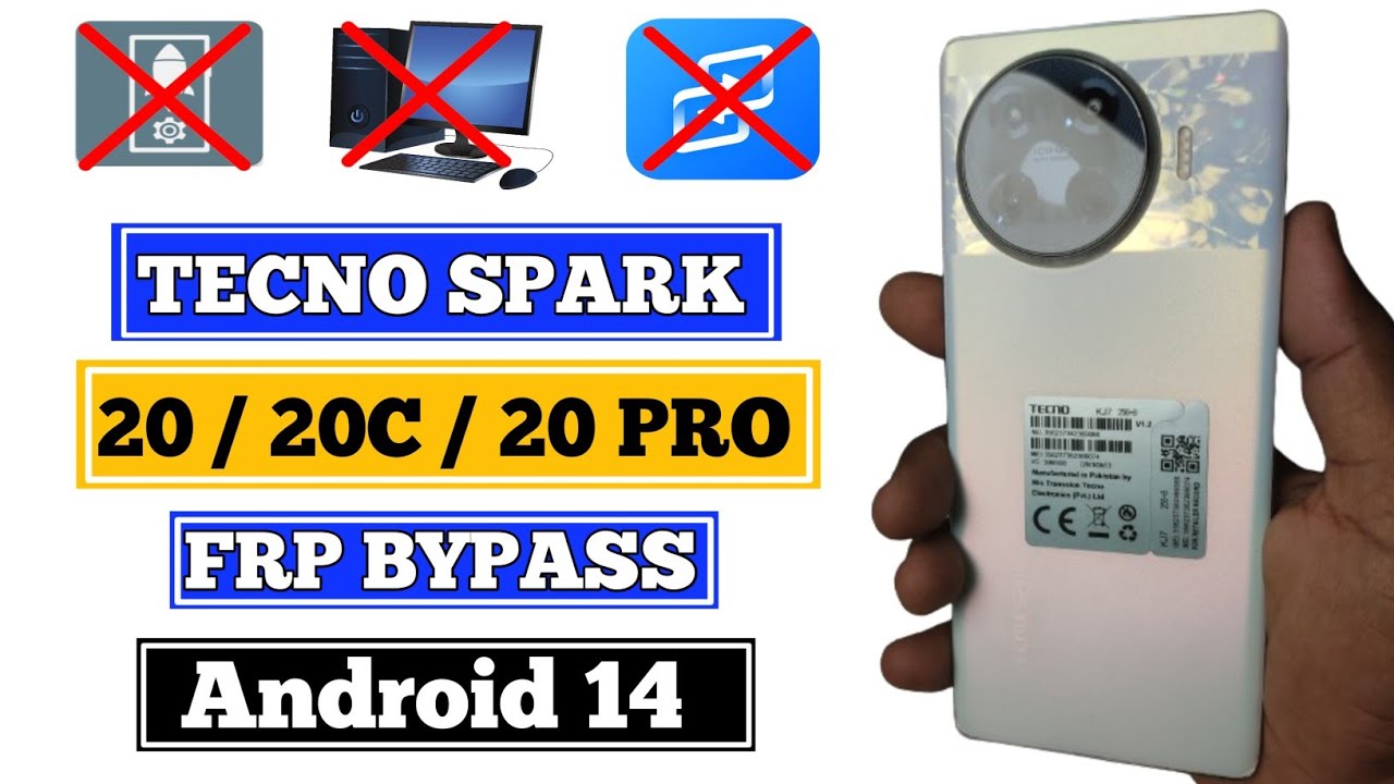 Tecno Spark 20 Pro Plus Frp Bypasss Android 14 || Tecno Tecno Spark 20 Pro Plus Frp Bypasss Android 14 || Tecno