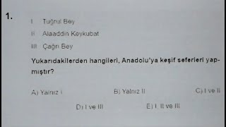2023 Kpss Tari̇h Soru Çözümü Karma Test